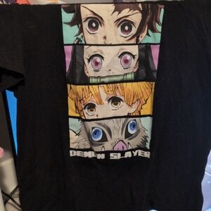 Demon Slayer Black Graphic T-Shirt